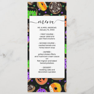 Coola Cute Glitter Confetti Donuts Halloween Meny
