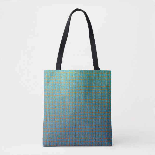 Coola Cute Modern Unik Square Mönster Tygkasse (Framsida)