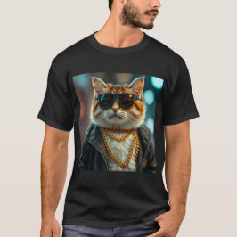Coola, Cute, Plump, Futuristiska Cat T Shirt