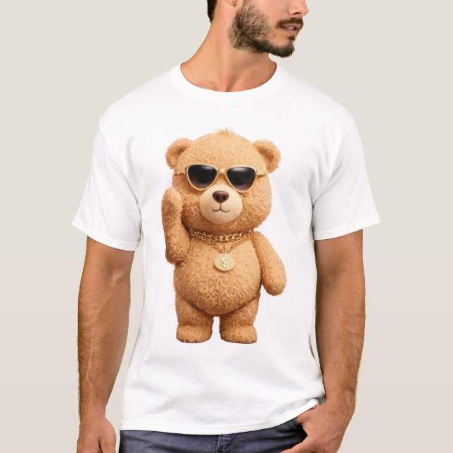 Coola, Cute, Plump-Nalle T Shirt (Framsida)