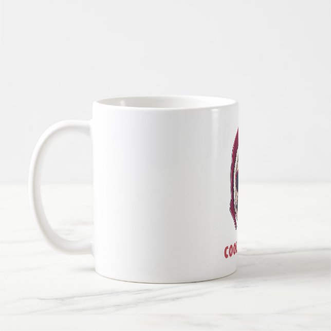 Coola Cute Pug Kaffemugg (Vänster)
