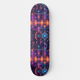 Coola Cyberpunk Anime Japansk Designad Skateboard