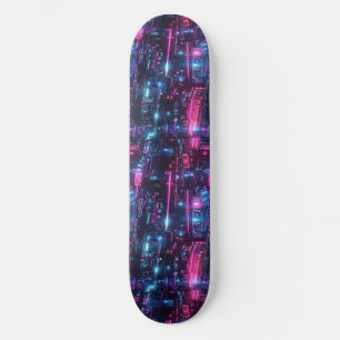 Coola Cyberpunk Anime Japansk Designad Skateboard
