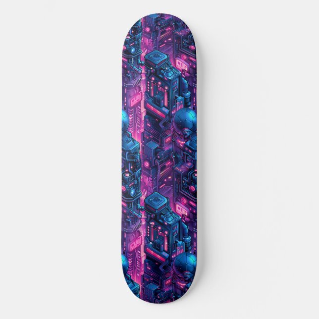 Coola Cyberpunk Anime Japansk Designad Skateboard (Framsida)