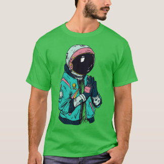 Coola Cyberpunk Astronaut Illustration 1 T Shirt