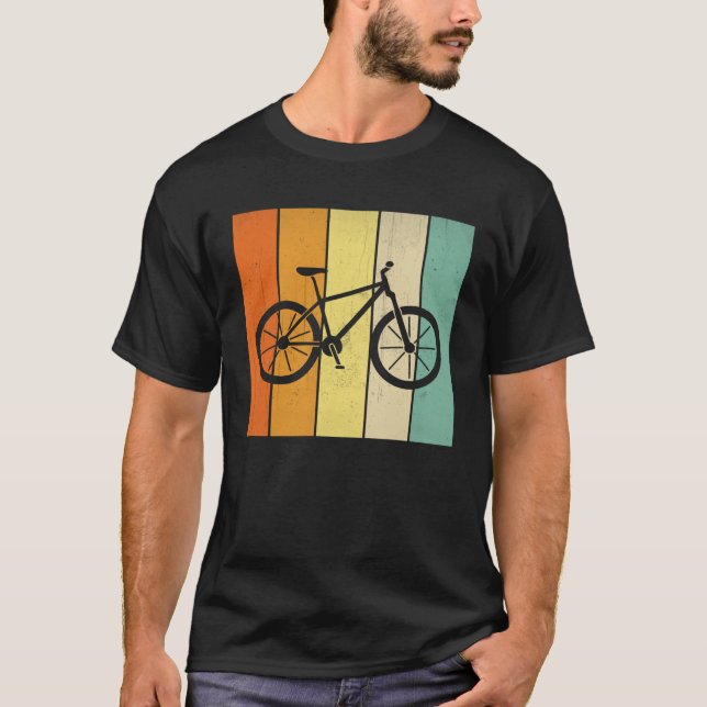 Coola Cycling Tees Bicycle Graphic T Shirt (Framsida)