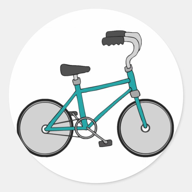 Coola Cykelstift Runt Klistermärke (Framsida)