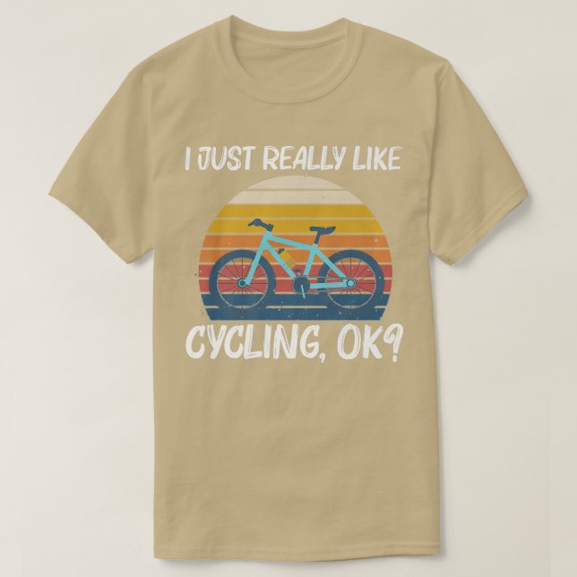 Coola Cykling Design För manar Kvinnor Biking Cycl T Shirt (Design framsida)