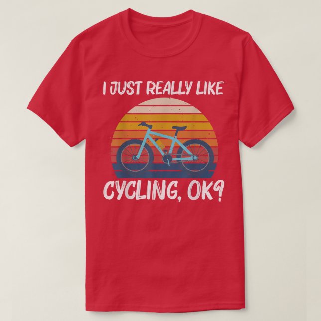Coola Cykling Design För manar Kvinnor Biking Cycl T Shirt (Design framsida)