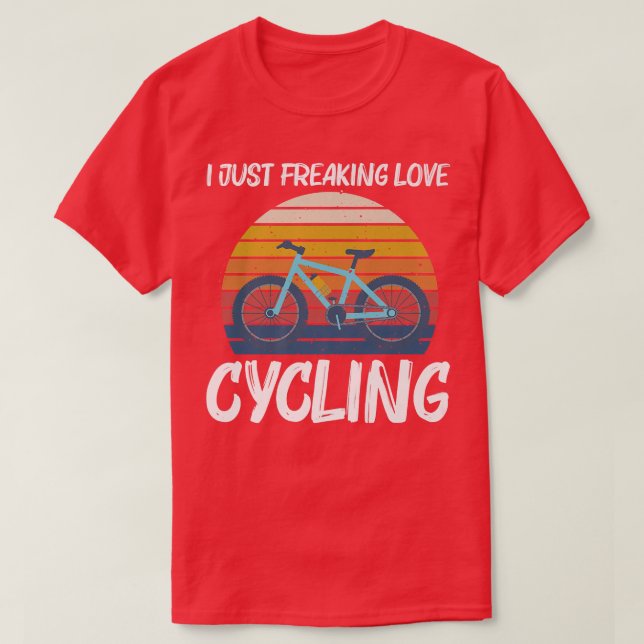 Coola Cykling Design För manar Kvinnor Biking Cycl T Shirt (Design framsida)