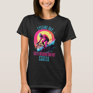 Coola Cykling för Pappa Manar bicykling Bikers Cyc T Shirt