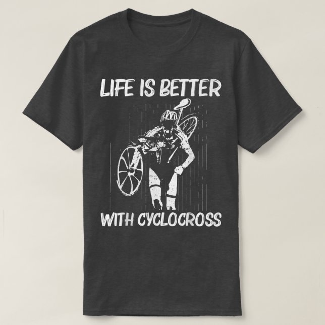 Coola Cyklocross Design För manar Women Bike Tävli T Shirt (Design framsida)