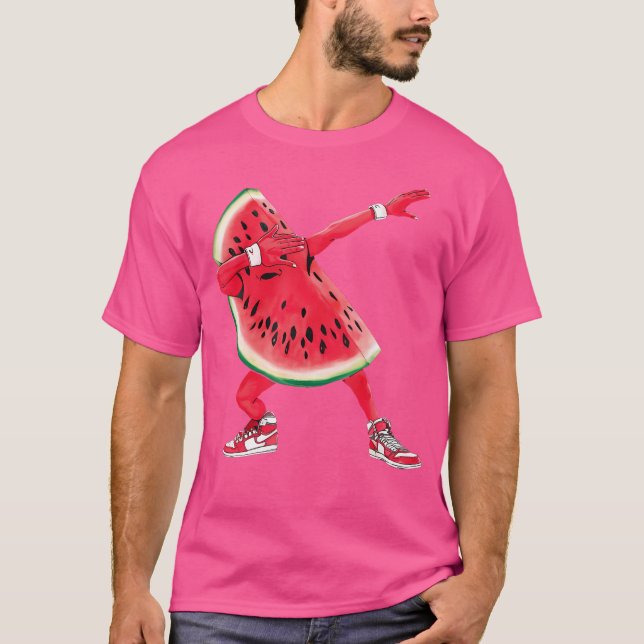 Coola Dabba-Vattenmelon Roliga Frukt Dansande Idro T Shirt (Framsida)