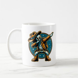 Coola Dabbing Astronaut Cowboy Space Halloween Kaffemugg