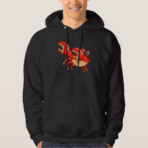 Coola Dabbing Crab Funny Dancer Sea Creature Hoodie