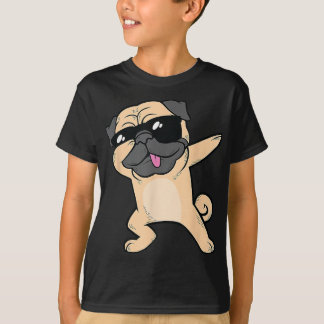 Coola Dabbing Pug Shirt - Funny Pug Dabbing Dance T
