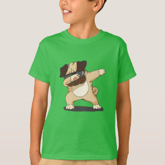Coola Dabbing Pug with Sunglasses Shirt Tee Shirt