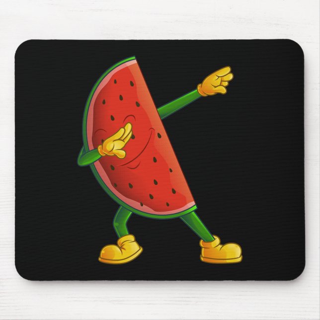 Coola Dabbing Watermelon Funny Fruit Dancing Athle Musmatta (Framsidan)