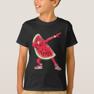 Coola Dabbing Watermelon Funny Fruit Dancing Athle T Shirt