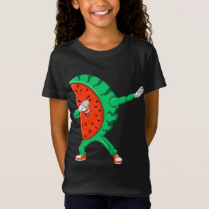 Coola Dabbing Watermelon Funny Fruit Dancing Athle T Shirt