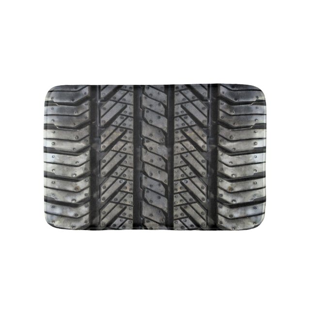 Coola Däck Rubber Automotive Struktur Decor Badrumsmatta (Framsidan)