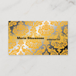 Coola, dämpa affärskort för gult av elegant visitkort