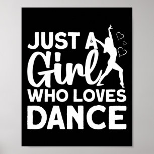 Coola Dance Art for Women Tonåring Girl Jazz Danci Poster