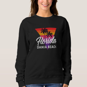 Coola Dania Beach Fl Retro Thed Dania Beach Fläkt  T Shirt