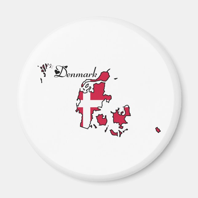 Coola Danmark Magnet (Framsidan)