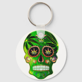 Coola Day of the dead Sugar Skull Ogräs Nyckelring