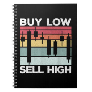 Coola Daytrading Buy low sell high Candlesticks Anteckningsbok