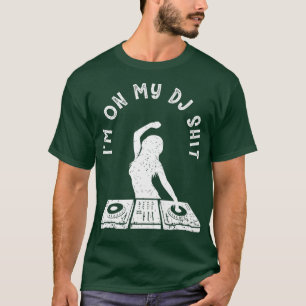 Coola Deejay Image Disk Jockey Member Mixer Headse T Shirt