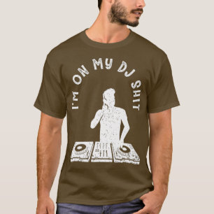 Coola Deejay Image Disk Jockey Member Mixer Headse T Shirt