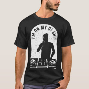 Coola Deejay Image Disk Jockey Member Mixer Headse T Shirt