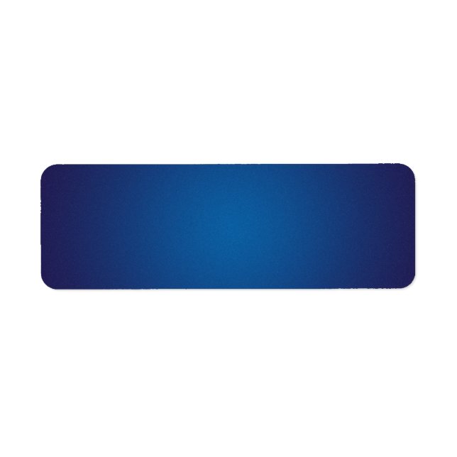 Coola Deep Blue Grainy Vignette Returadress Etikett (Framsidan)