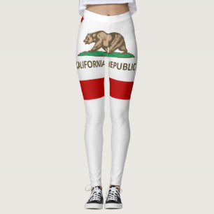 Coola delstat Kalifornien Flagga Mode Leggings