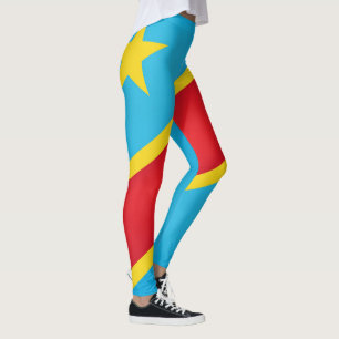 Coola Demokratiska republiken Kongo Mode Leggings