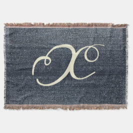 Coola Denim-utseende Filt