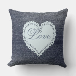 Coola Denim-utseende Kudde