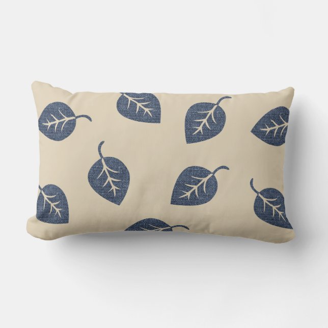 Coola Denim-utseende Lumbarkudde (Framsida)