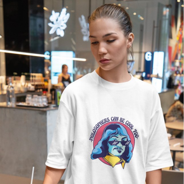 Coola Descartes Philosopher T Shirt (Skapare uppladdad)