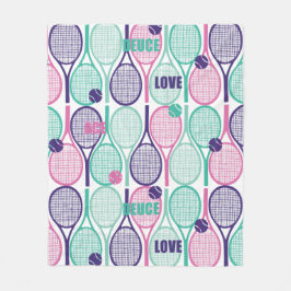 Coola Design för tennisspelare, tränare... Fleecefilt