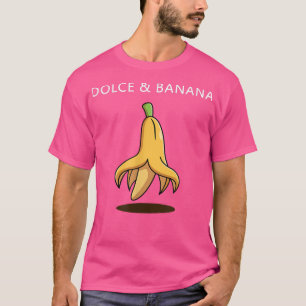 Coola Designer Dolce och banan Fruit Älskare T Shirt
