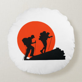 coola designer-kudde i kärlek rund kudde