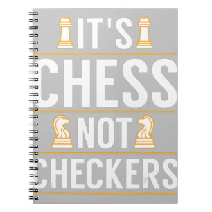 coola dess val, inte checkers, checkers spelarpres anteckningsbok