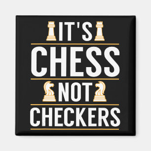 coola dess val, inte checkers, checkers spelarpres magnet