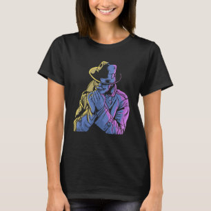 Coola Detektiv med mustasch Mysterious Spy Manar W T Shirt