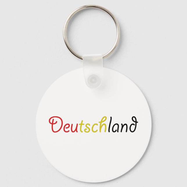 Coola Deutschland Gifts! Nyckelring (Framsida)
