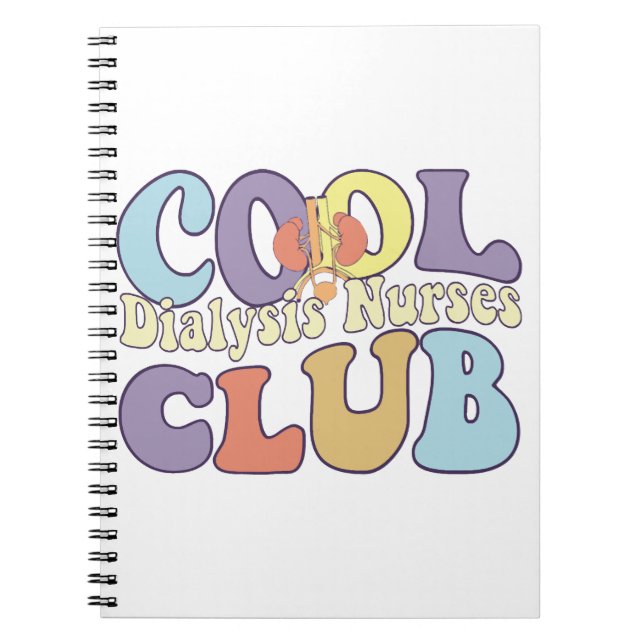 Coola Dialys Nurses Klubb RN Nephrology Anteckningsbok (Framsidan)