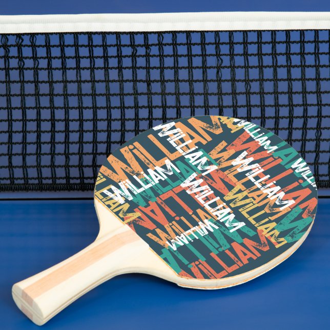 Coola DIN NAMN Upprepande Barn Pingisracket (Insitu)